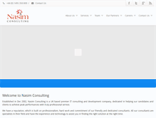Tablet Screenshot of nasimconsulting.com